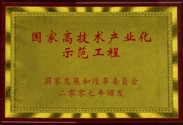 17、2007年国家高技术产业化示范工程